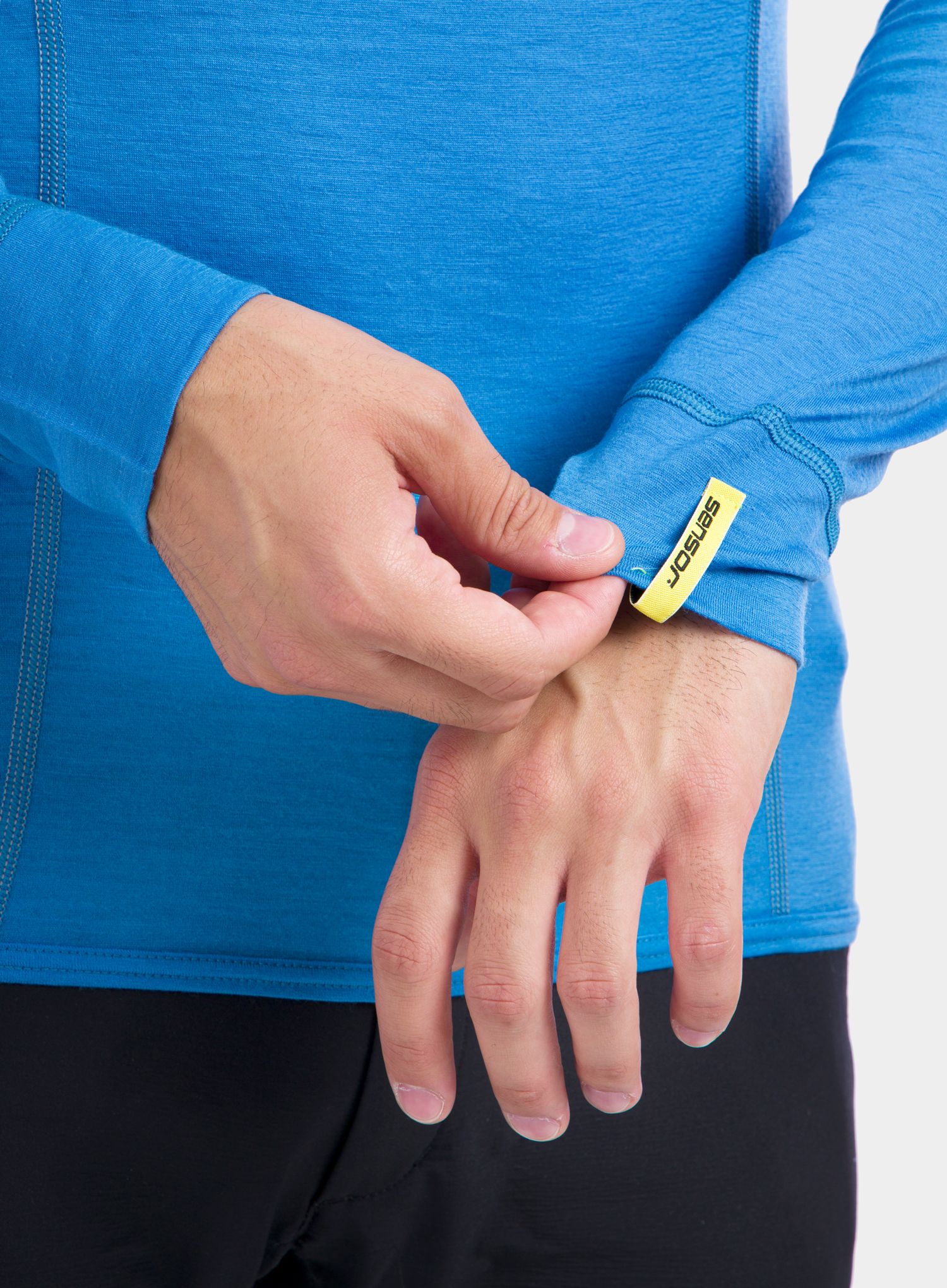 Кофта Sensor Merino Active Tee L/S - blue