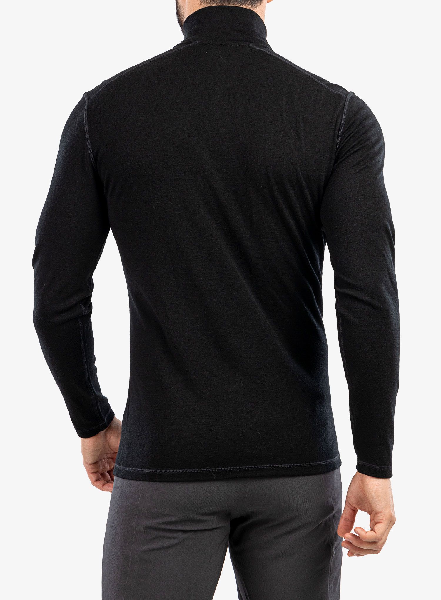 Кофта SmartWool Merino 250 Baselayer 1/4 Zip - black