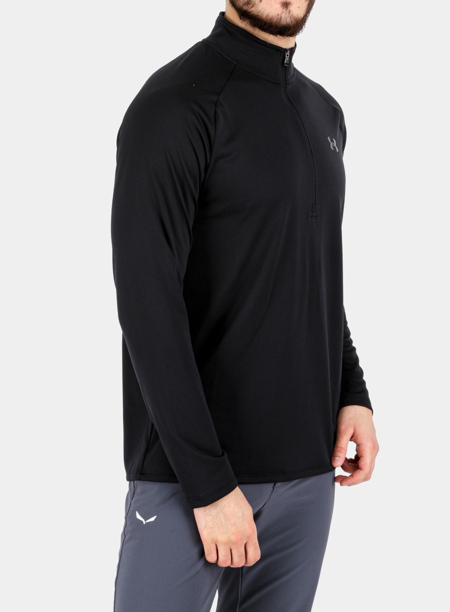 Кофта Under Armour Tech 1/2 Zip Long Sleeve - black/charcoal