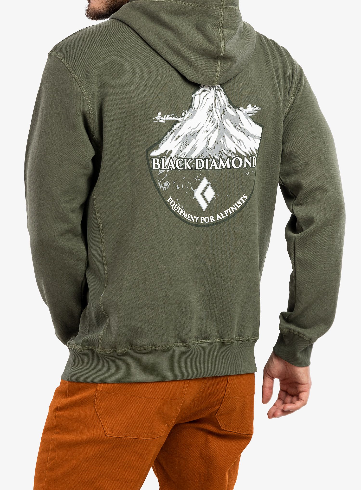 Кофта з каптуром Black Diamond Mountain Badge Hoody - tundra