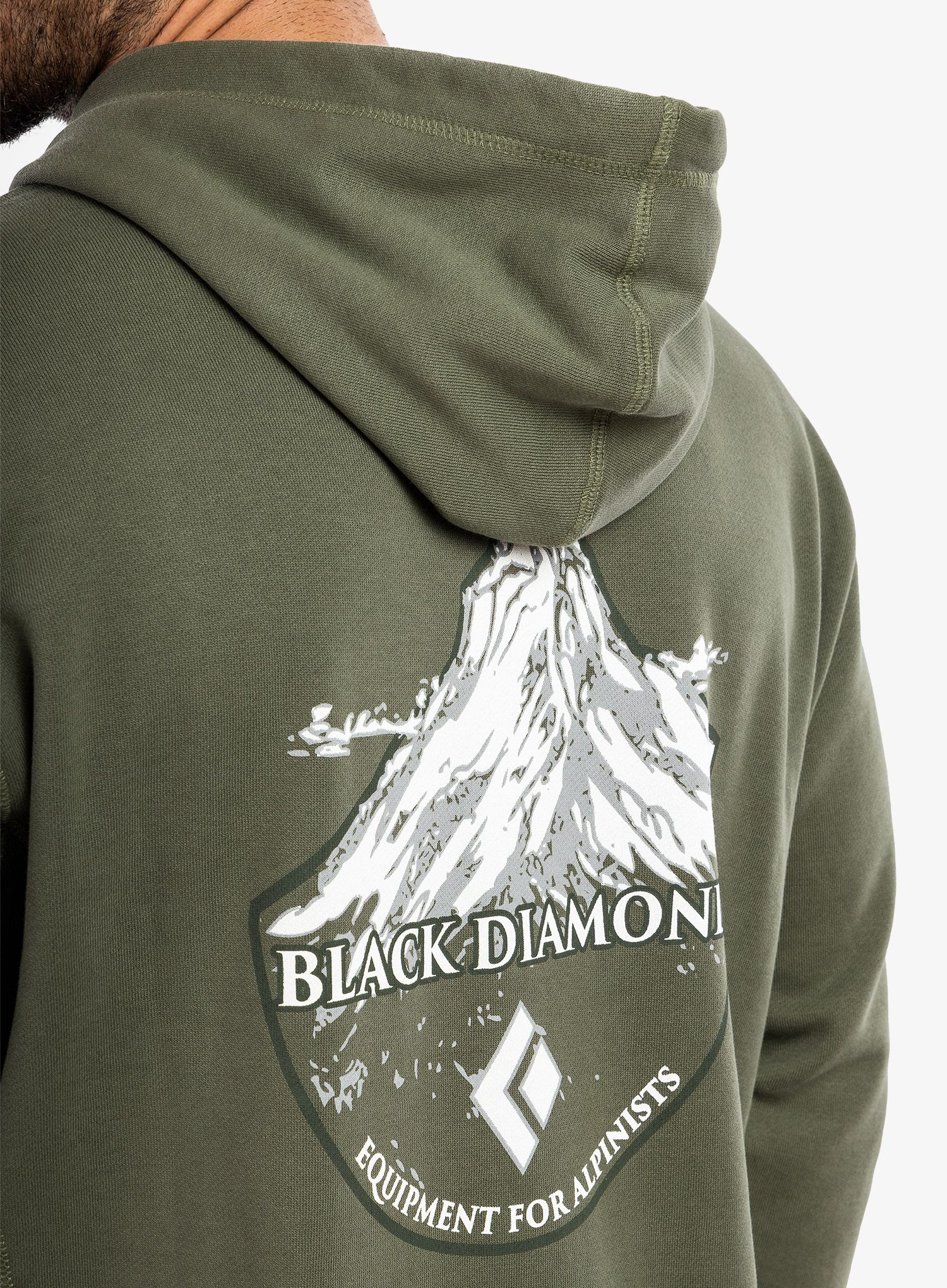 Кофта з каптуром Black Diamond Mountain Badge Hoody - tundra