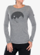 Лонгслів жіночий Super.natural Gondola Ls - cash.grey mel/various