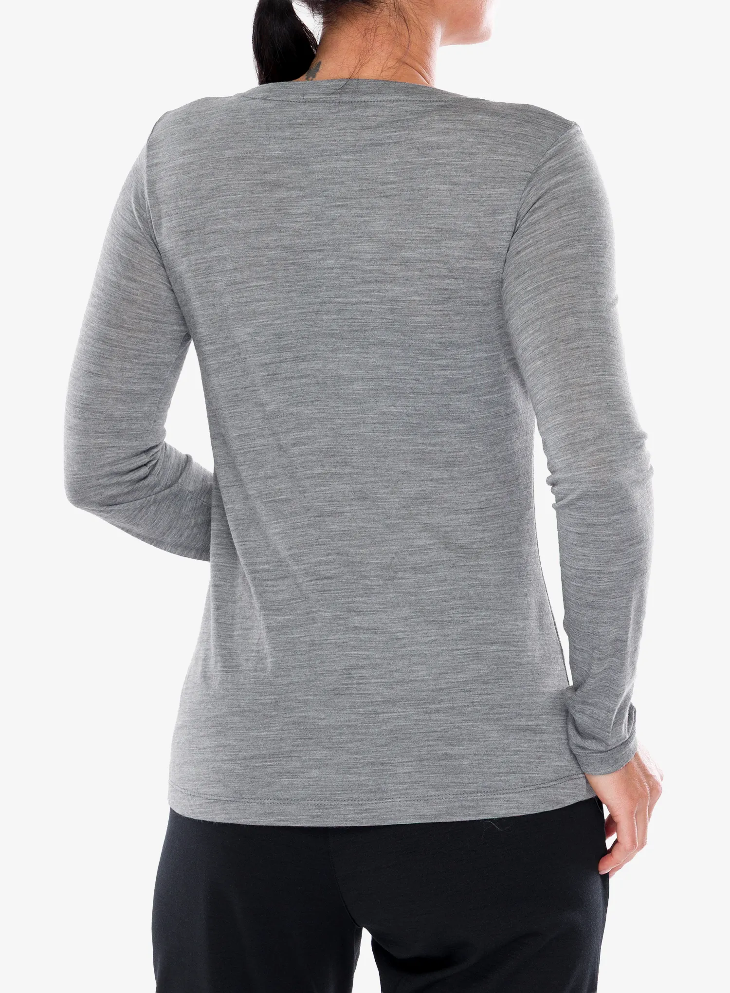 Лонгслів жіночий Super.natural Gondola Ls - cash.grey mel/various