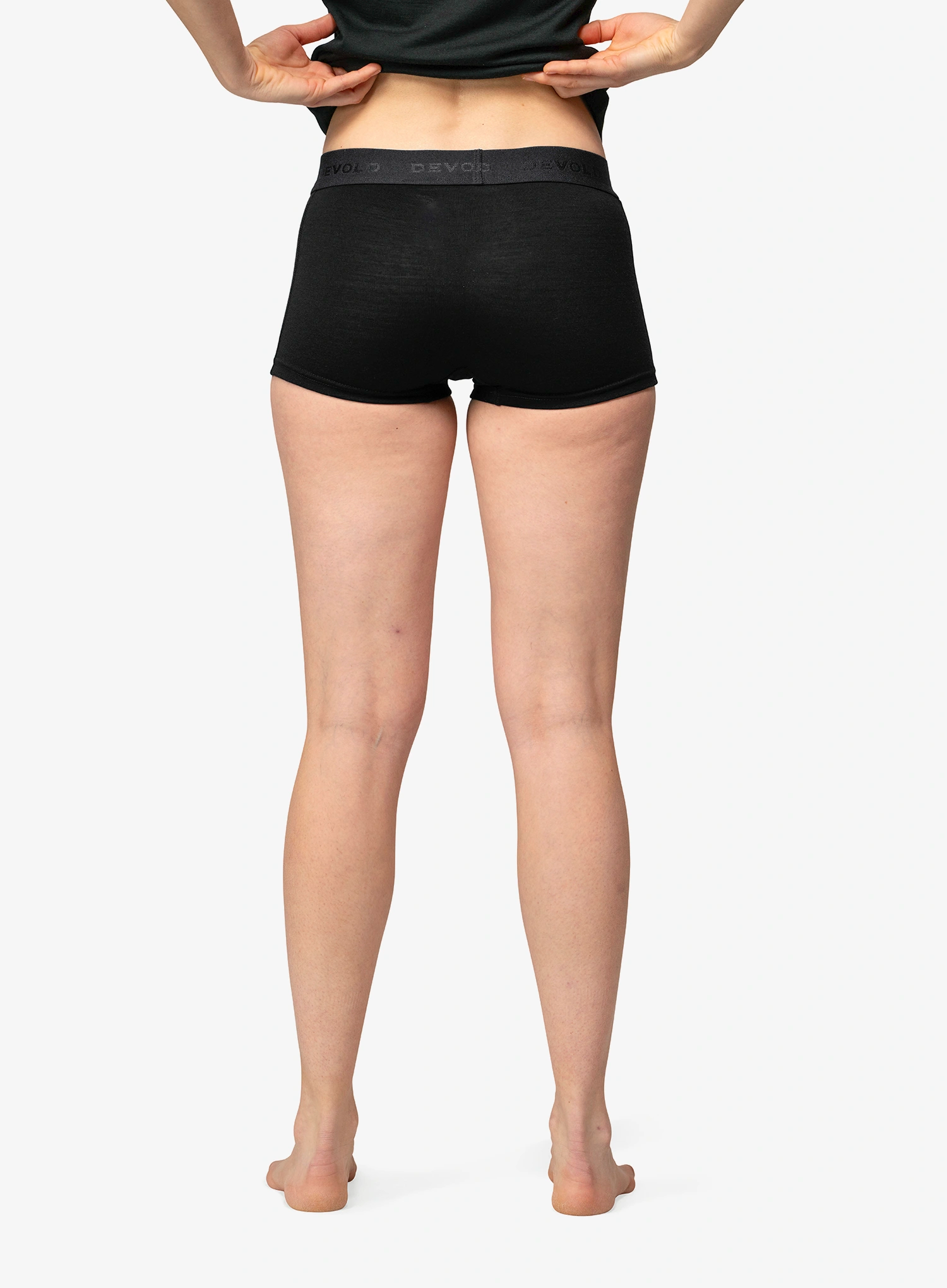 Боксери жіночі Devold Breeze Merino 150 Hipster - black