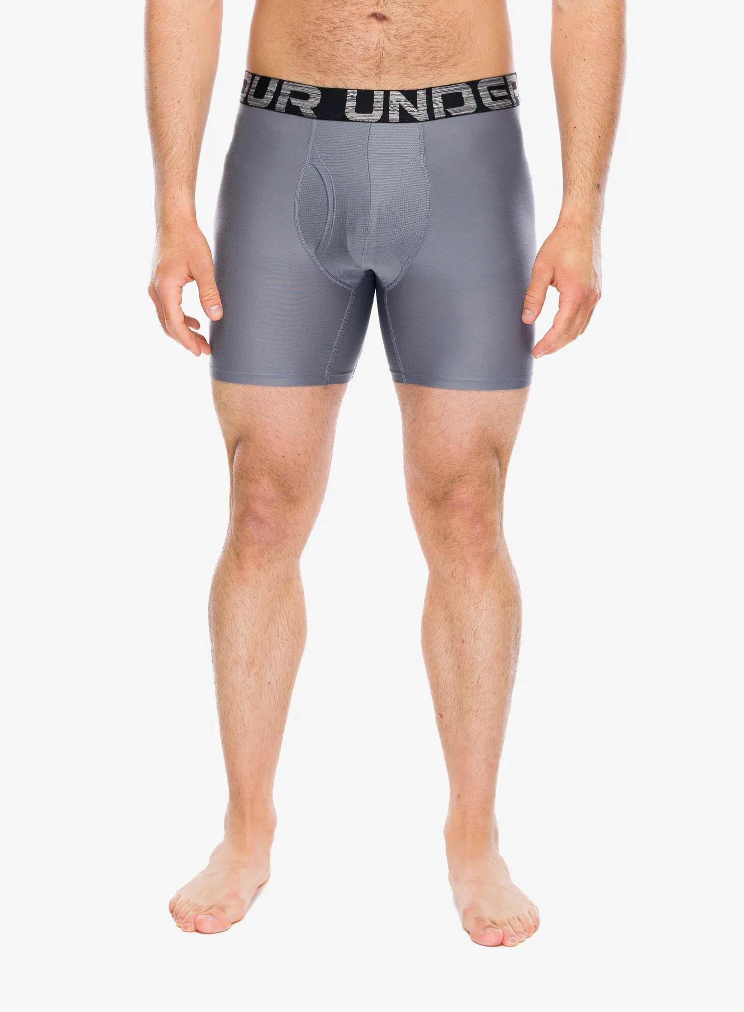 Боксери  Under Armour Performance Tech Novelty 6in 3PK - wham blue/black/titan gray