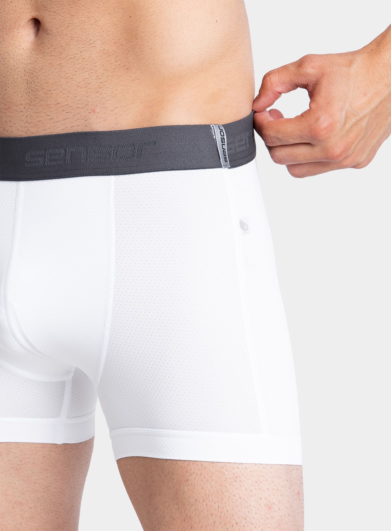 Боксери  Sensor Coolmax Tech Boxers 3-Pack - black/white/saphire