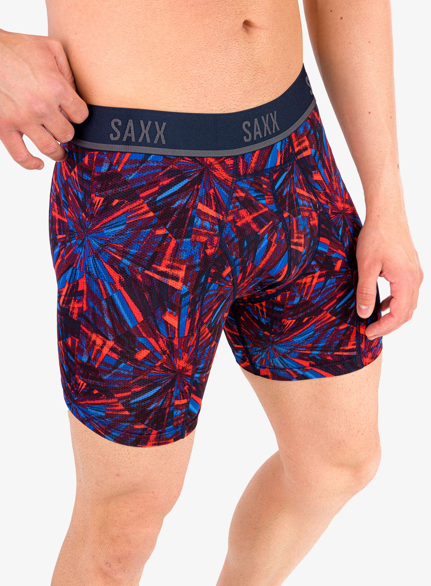 Боксери  Saxx Kinetic HD Boxer Brief - fireworks/multi