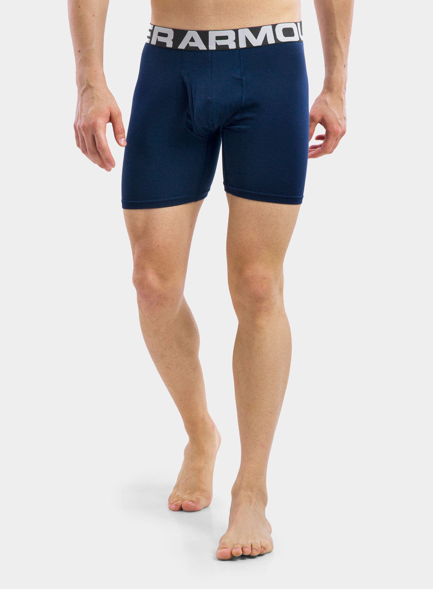 Боксери  Under Armour Charged Cotton 6in 3 Pack - red/academy/mod gray medium 