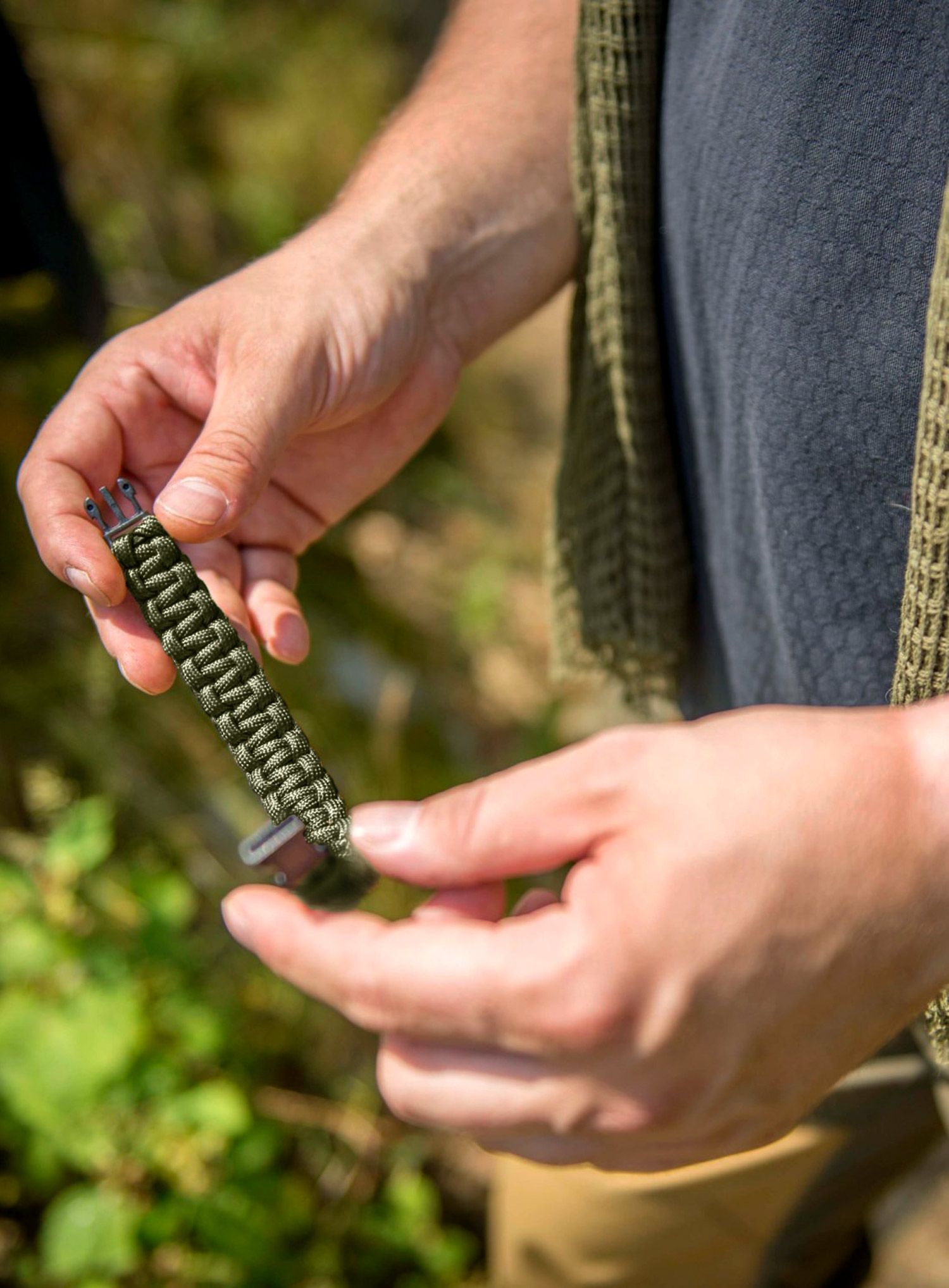 Браслет Helikon-Tex Survival Bracelet - Paracord - olive green