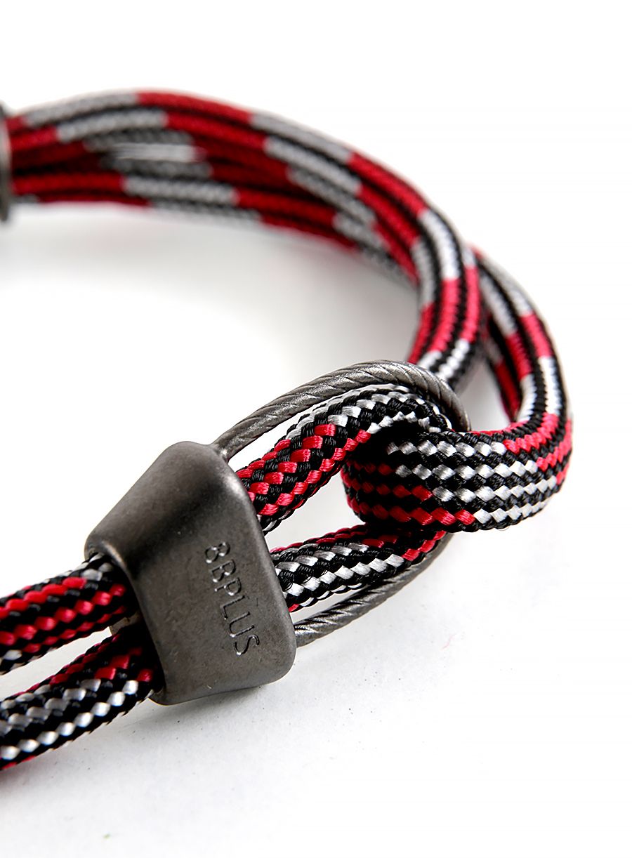 Браслет 8B+ Pescatore - red/silver pattern