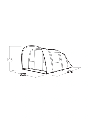 Намет 5-місний Easy Camp Brimnes 5 Air