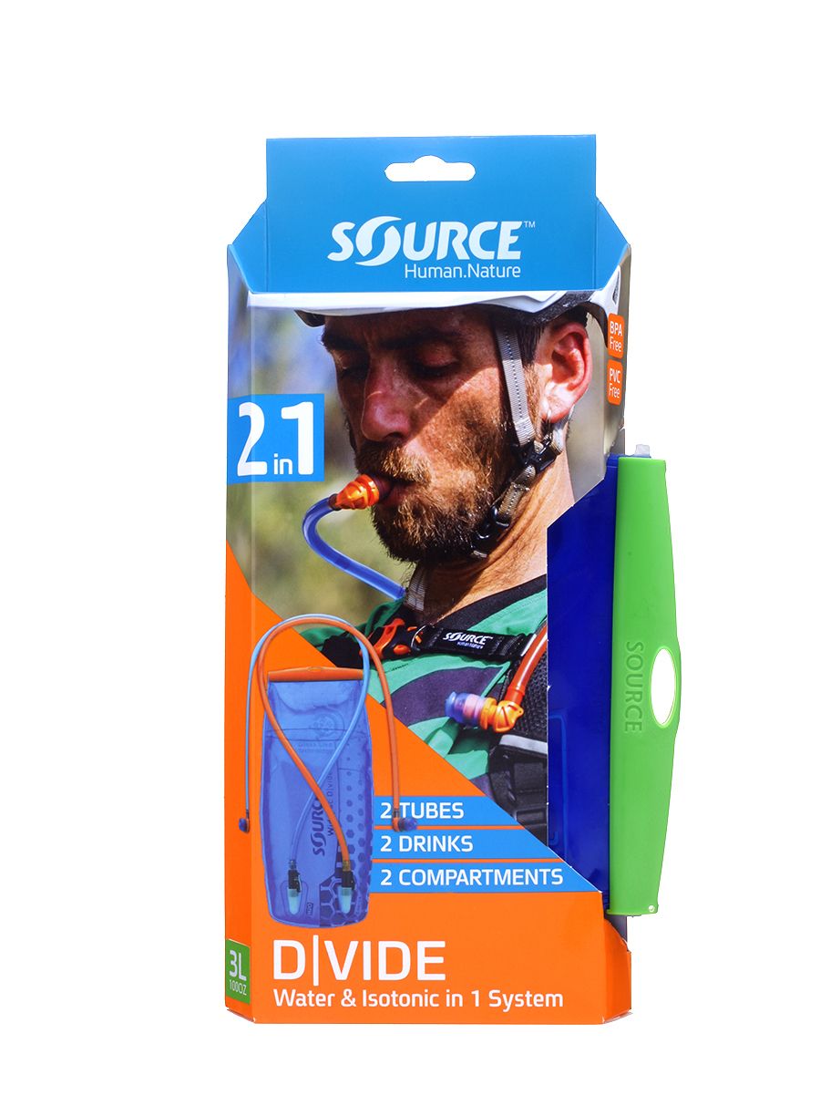 Гідратор Source Widepac Divide 3L - transparent blue