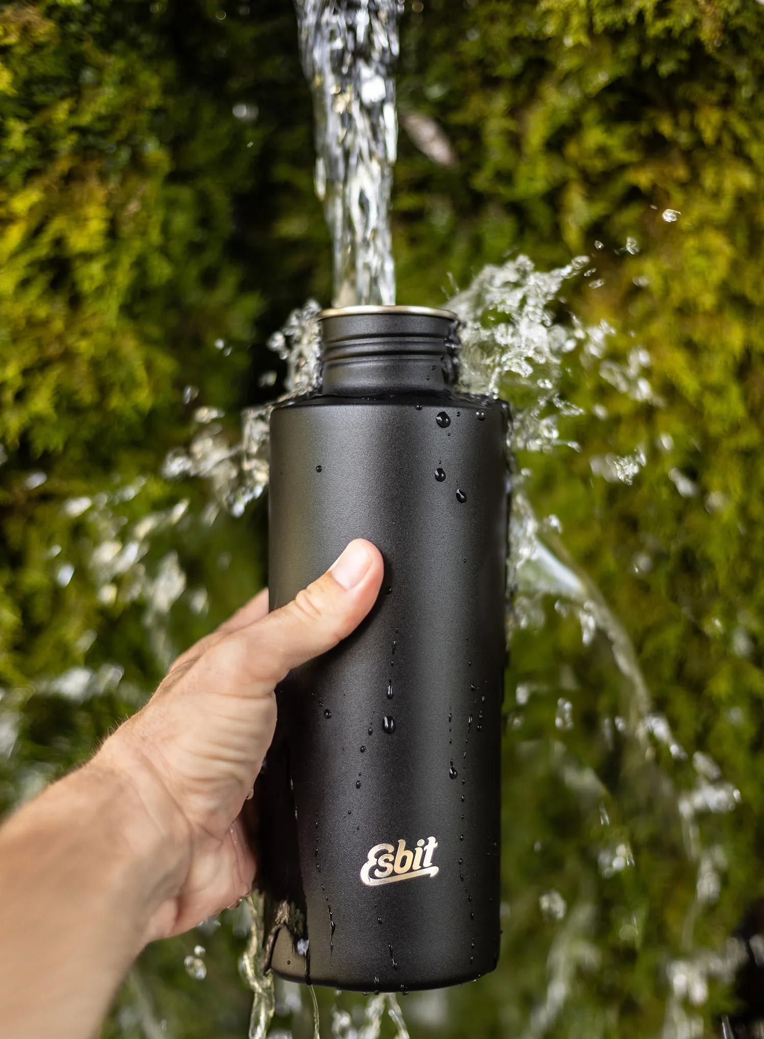 Пляшка туристична Esbit Majoris Drinking Bottle 1000 ml - black