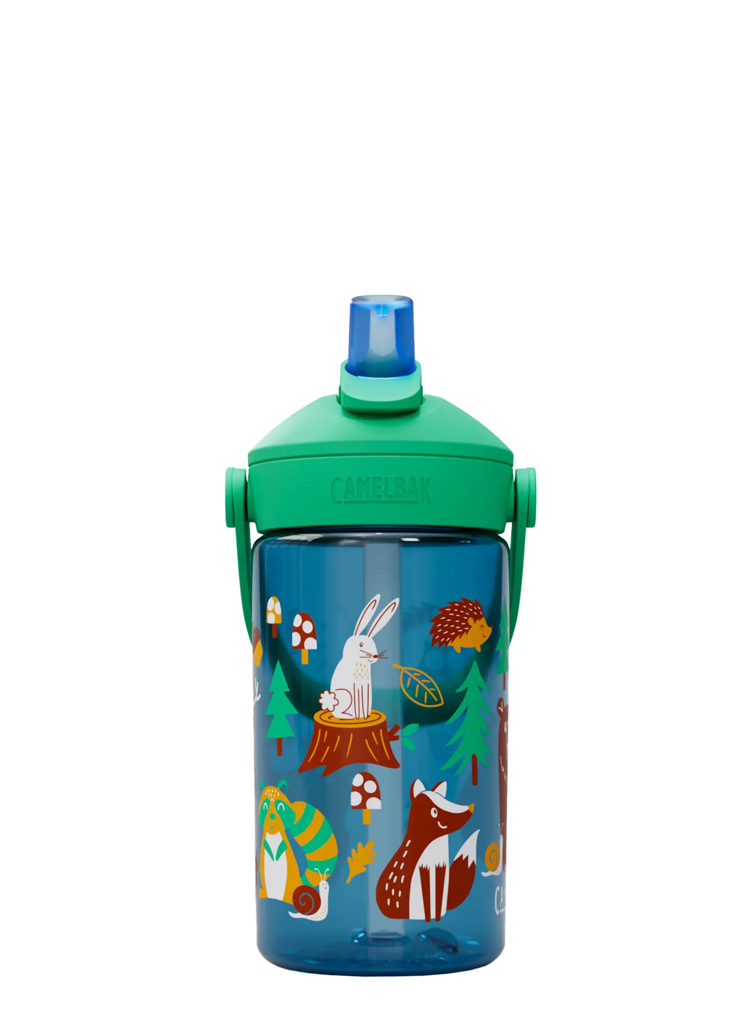 Пляшка для води для дітей CamelBak Thrive Flip Straw Kids 400ml - friendly forest