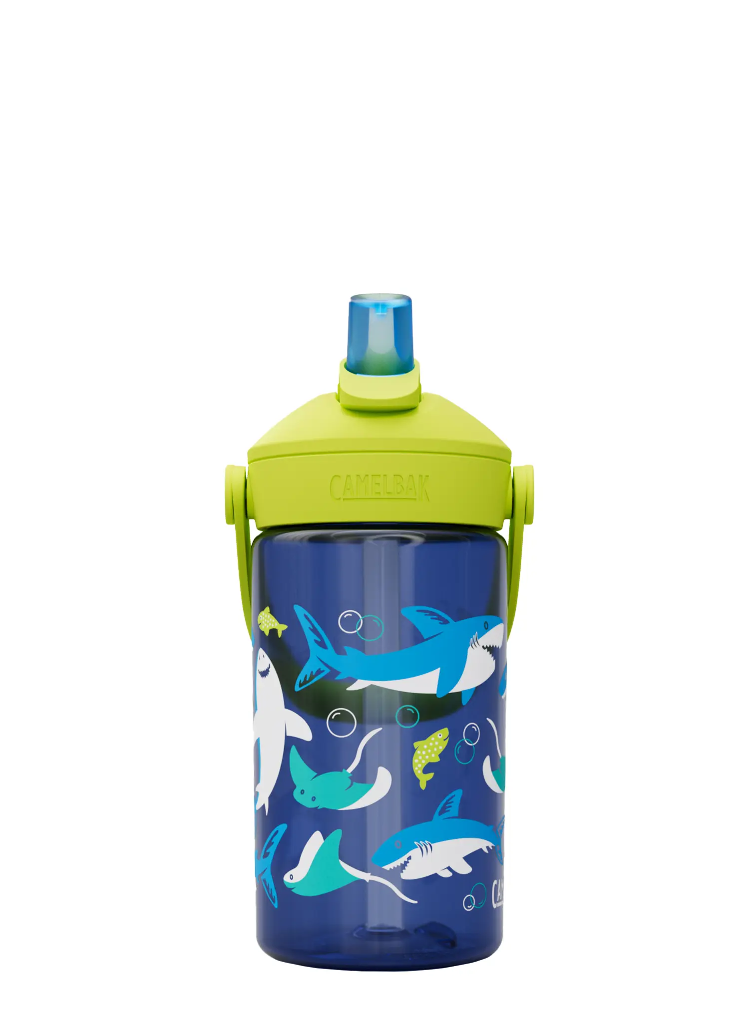 Пляшка для води для дітей CamelBak Thrive Flip Straw Kids 400ml - sharks and rays