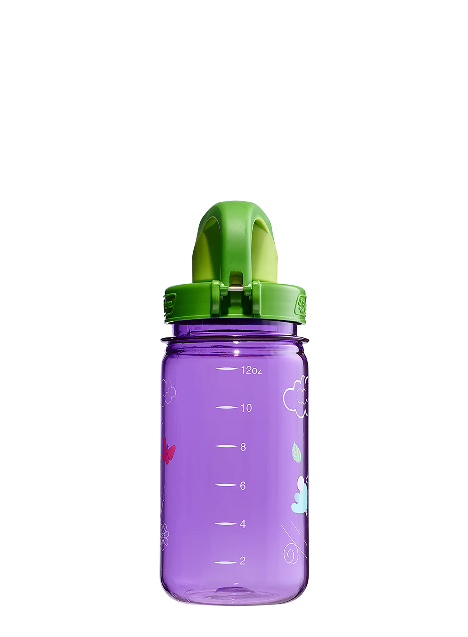 Пляшка для води для дітей Nalgene On The Fly Kids 12 oz (355 ml) - purple jackalope