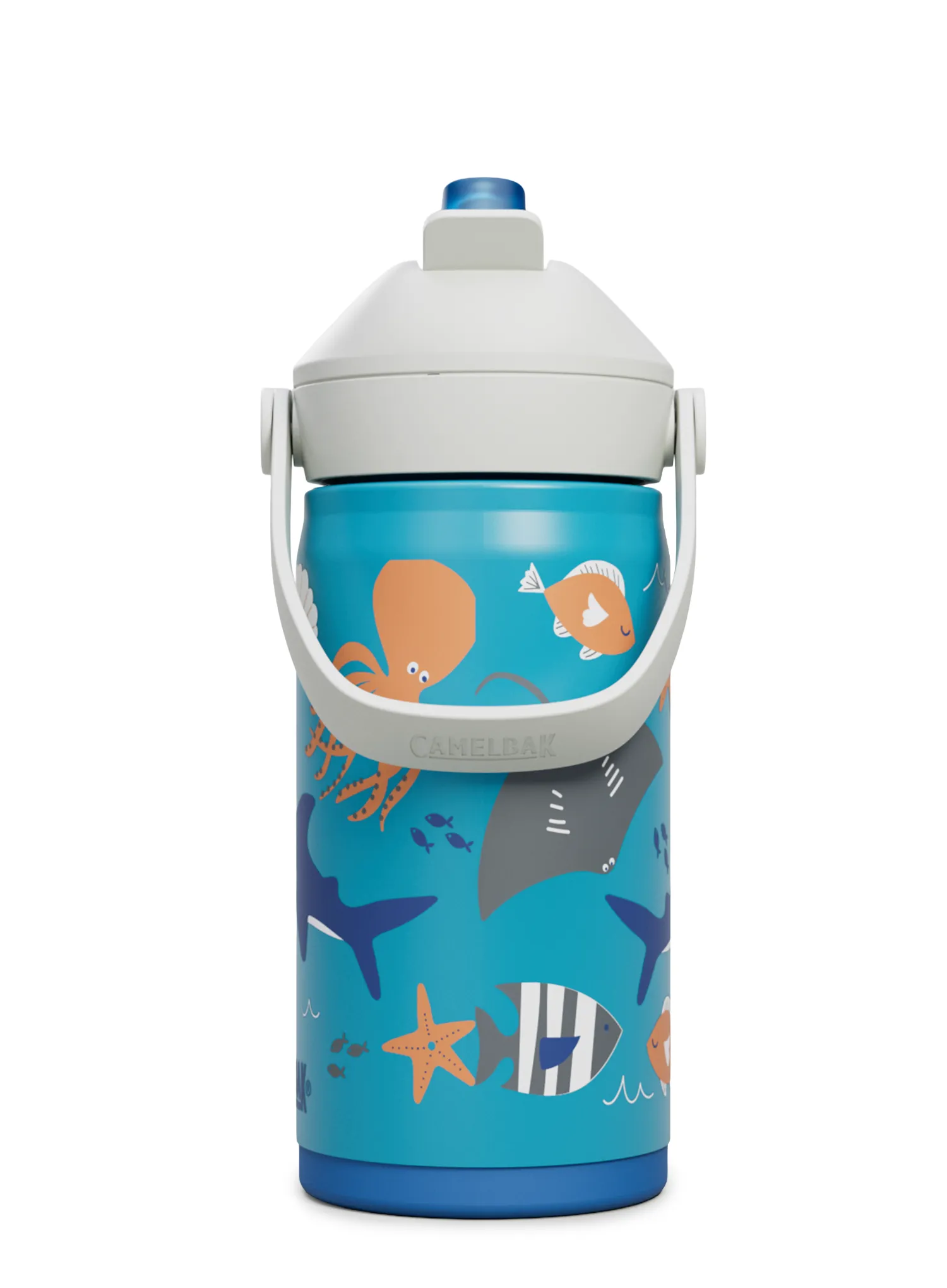 Термопляшка для дітей Camelbak Thrive Flip Straw Kids Insulated SST 350 ml - ocean life