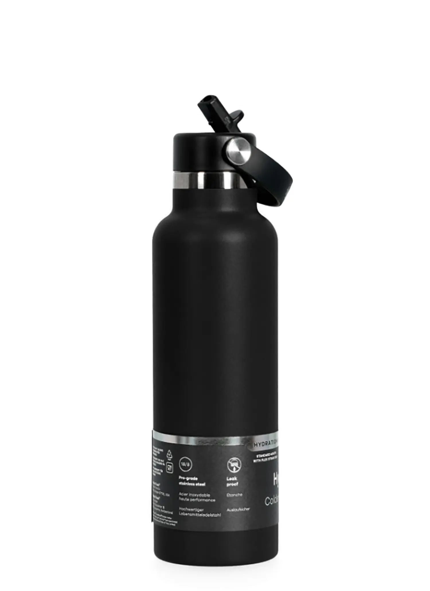 Термопляшка Hydro Flask 21 oz Standard Flex Straw Cap (621 ml) - black