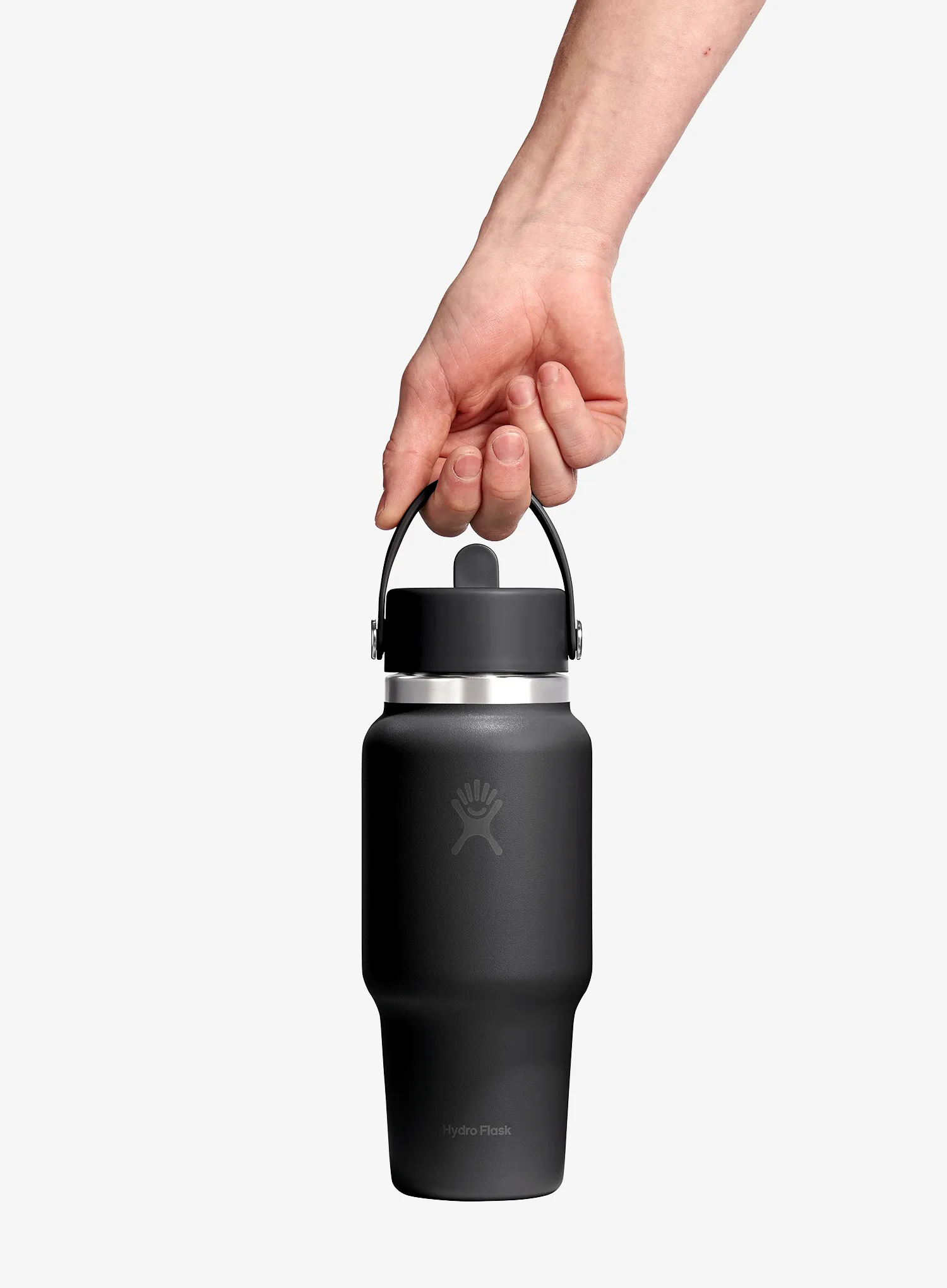 Термопляшка Hydro Flask 24 Oz Wide Flex Straw Travel Bottle (710 ml) - black