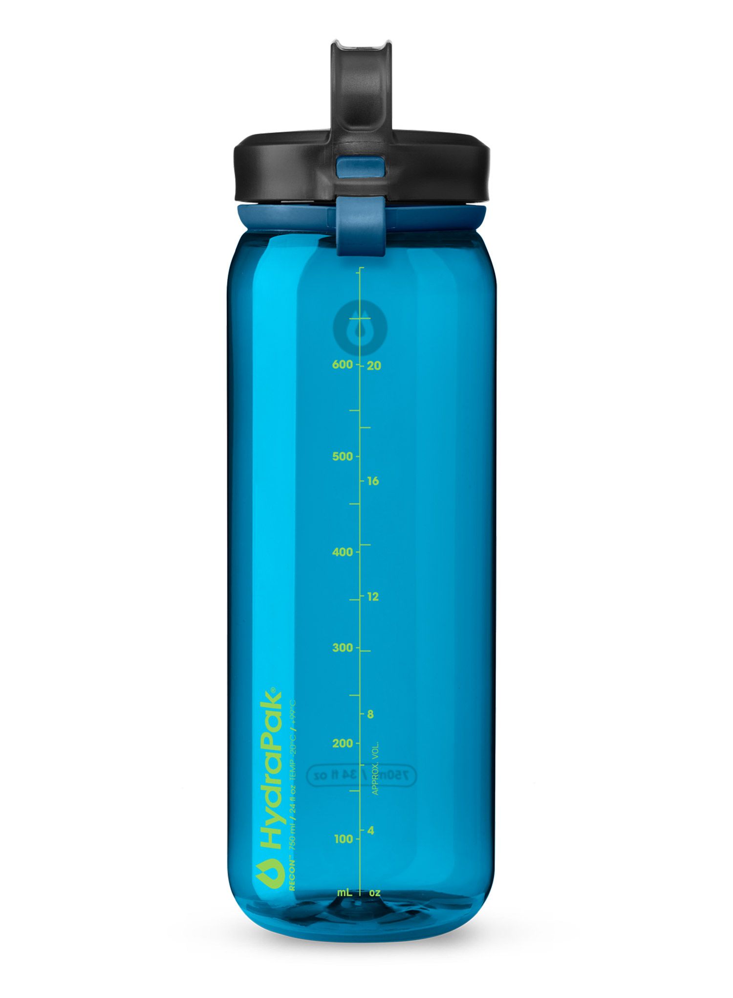 Пляшка туристична HydraPak Recon Clip & Carry 750 ml - bay blue