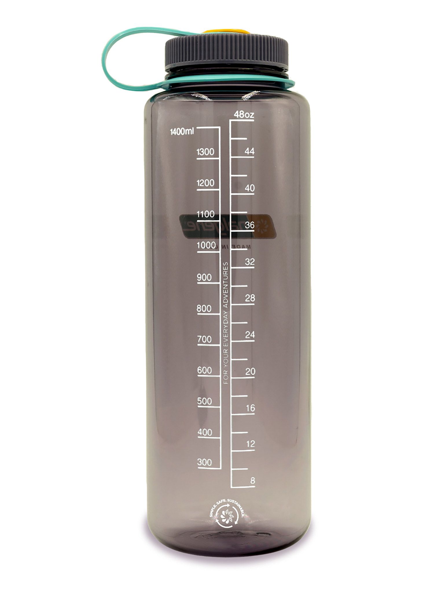Пляшка туристична Nalgene Silo Sustain Wide Mouth 48 oz (1420 ml) - aubergine