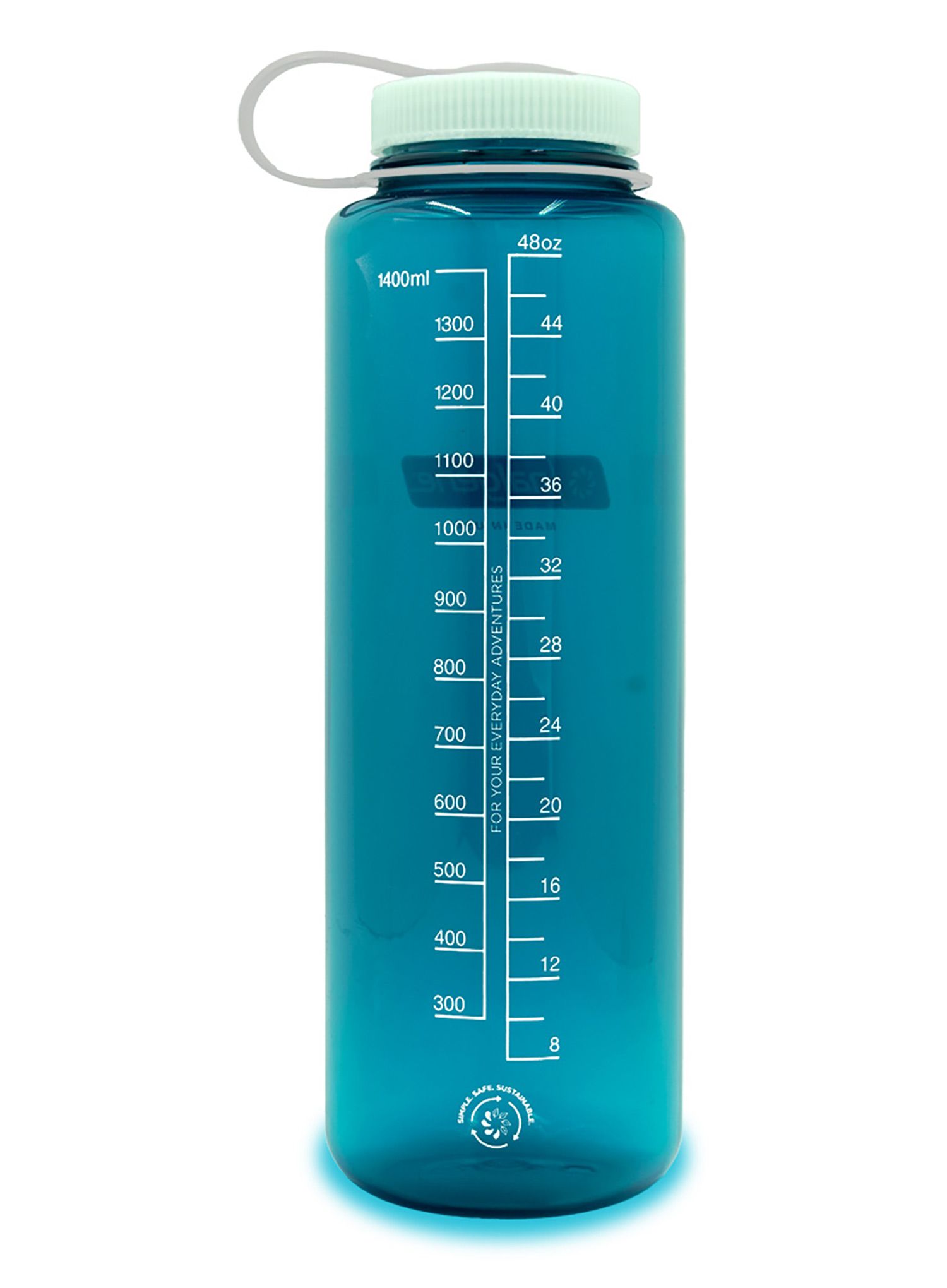 Пляшка туристична Nalgene Silo Sustain Wide Mouth 48 oz (1420 ml) - trout