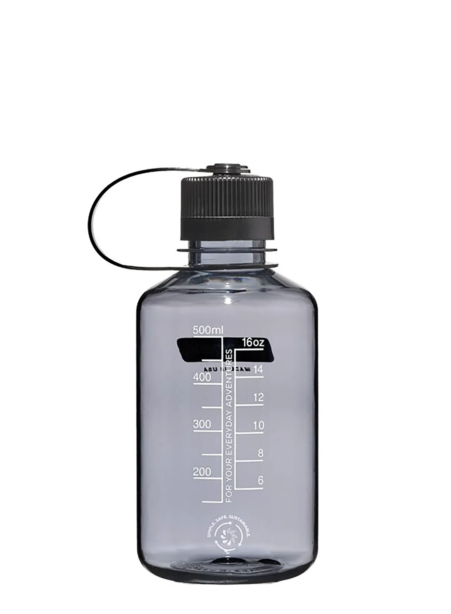 Пляшка туристична Nalgene Sustain Narrow Mouth 16 oz (473 ml) - gray