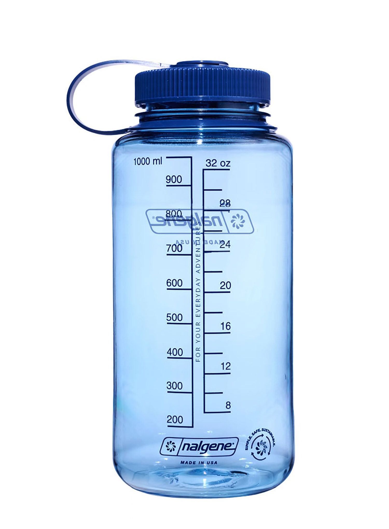 Пляшка туристична Nalgene Sustain Wide Mouth 32 oz (946 ml) - baby blue