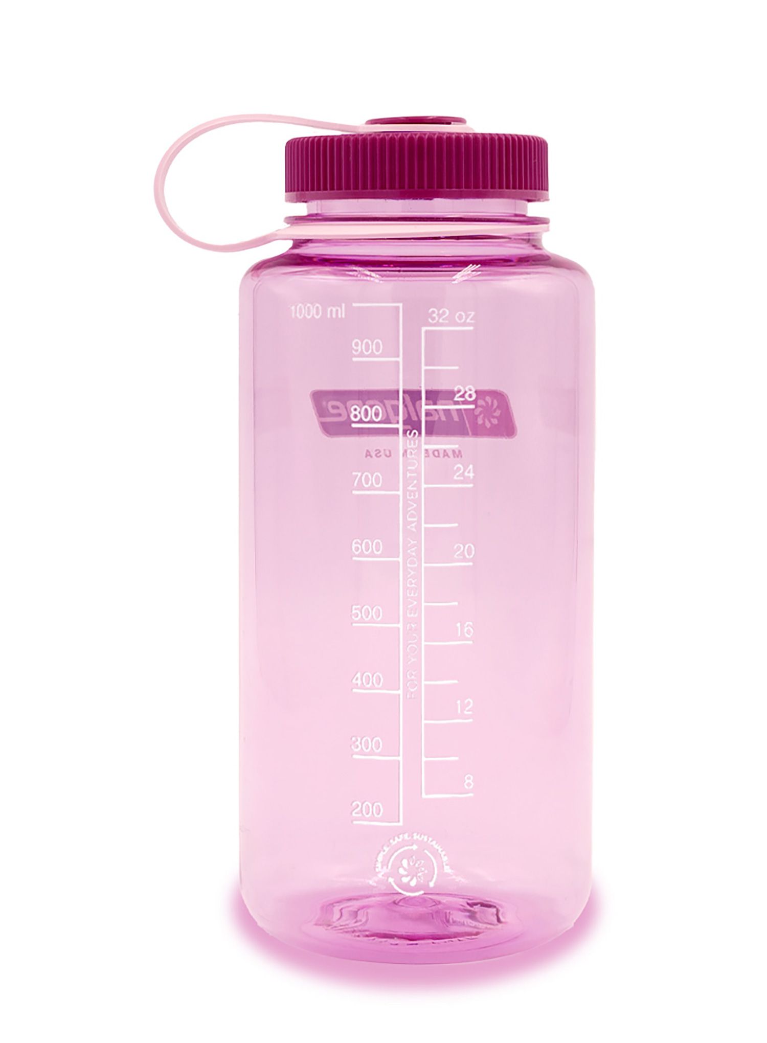 Пляшка туристична Nalgene Sustain Wide Mouth 32 oz (946 ml) - cosmo/platinum