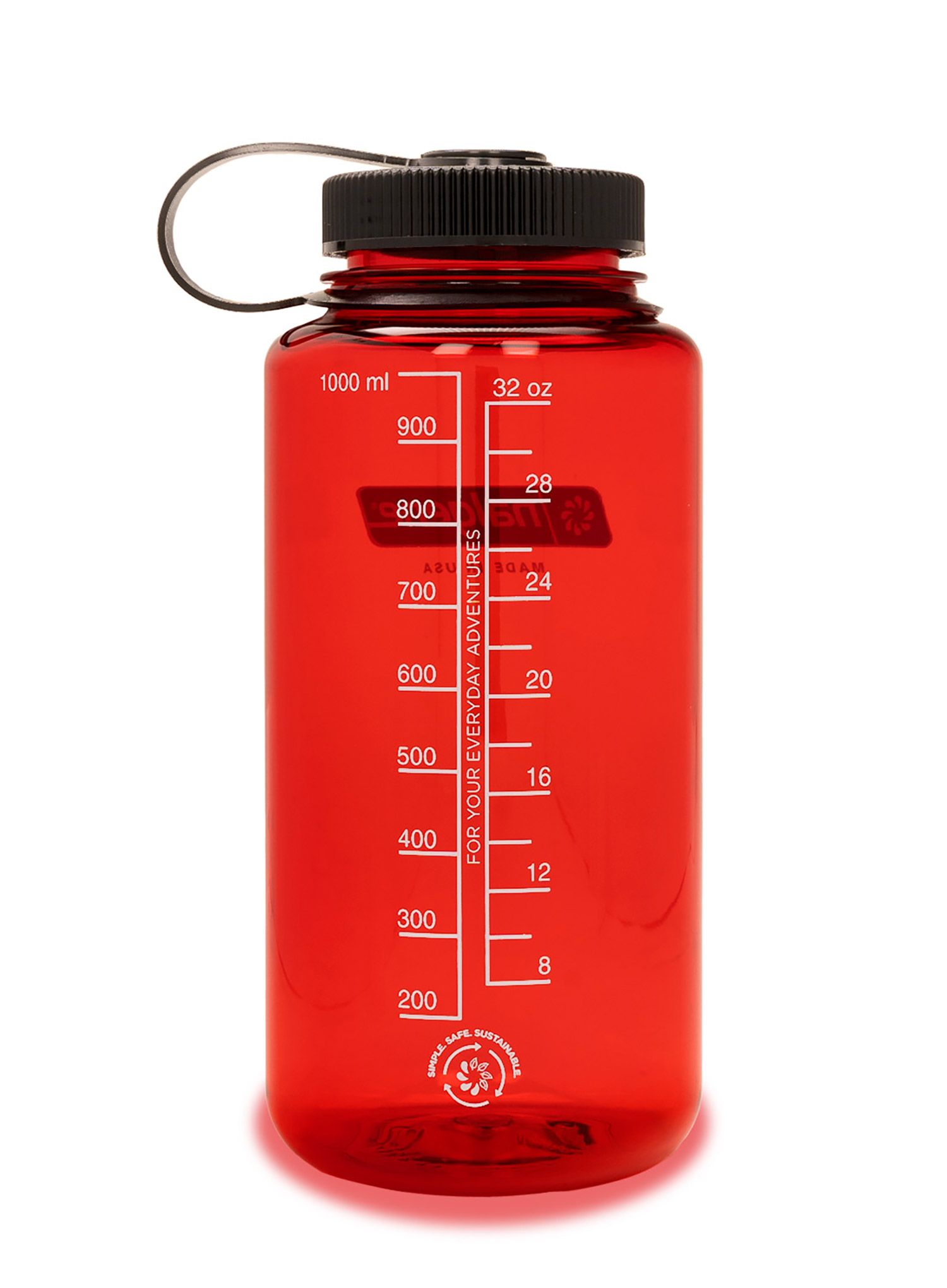 Пляшка туристична Nalgene Sustain Wide Mouth 32 oz (946 ml) - red