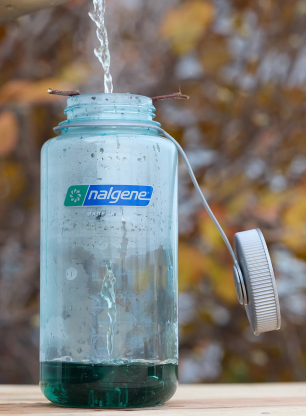 Пляшка туристична Nalgene Sustain Wide Mouth 32 oz (946 ml) - seafoam