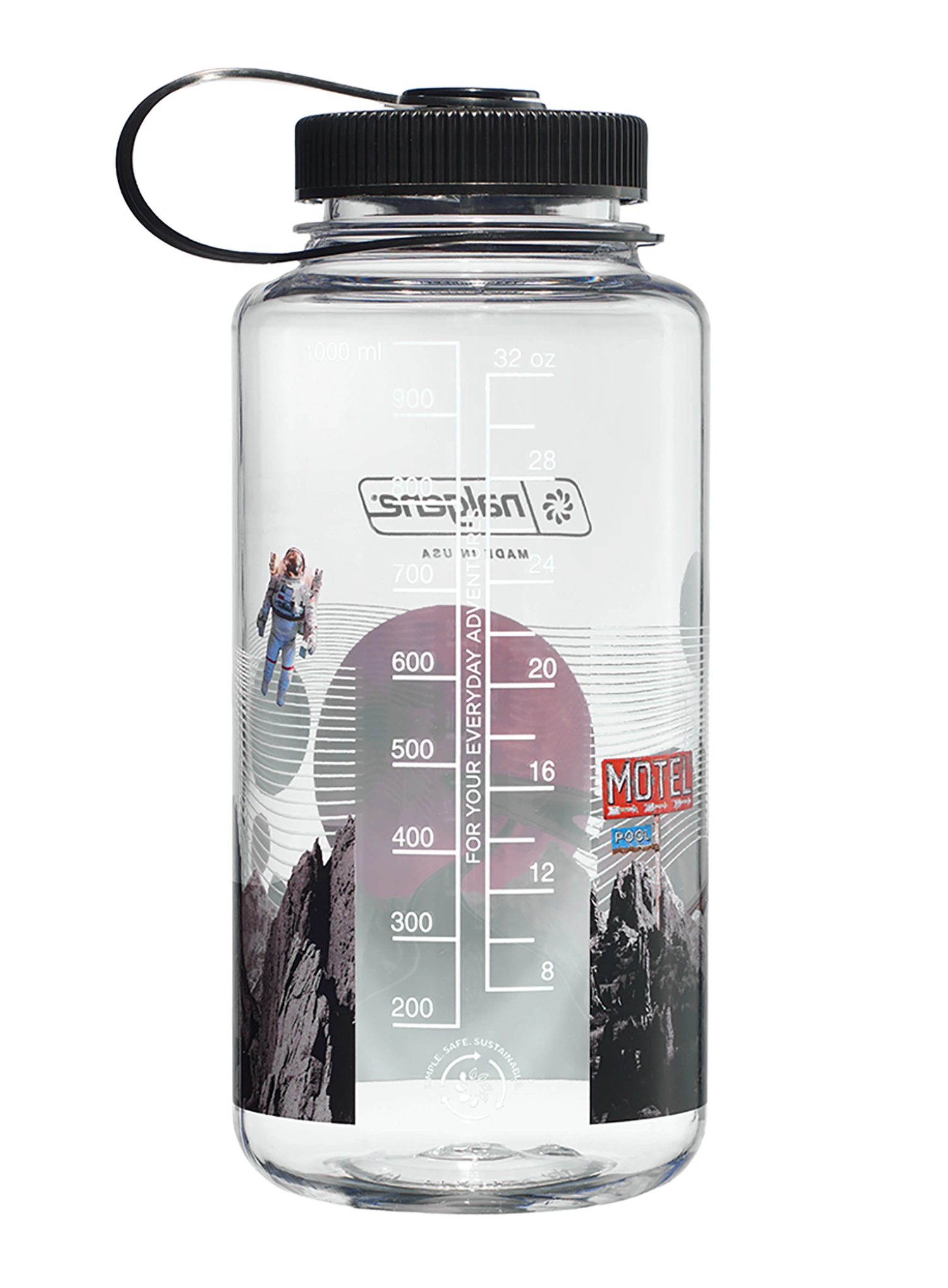 Пляшка туристична Nalgene Sustain Wide Mouth 32 oz (946 ml) - astro motel