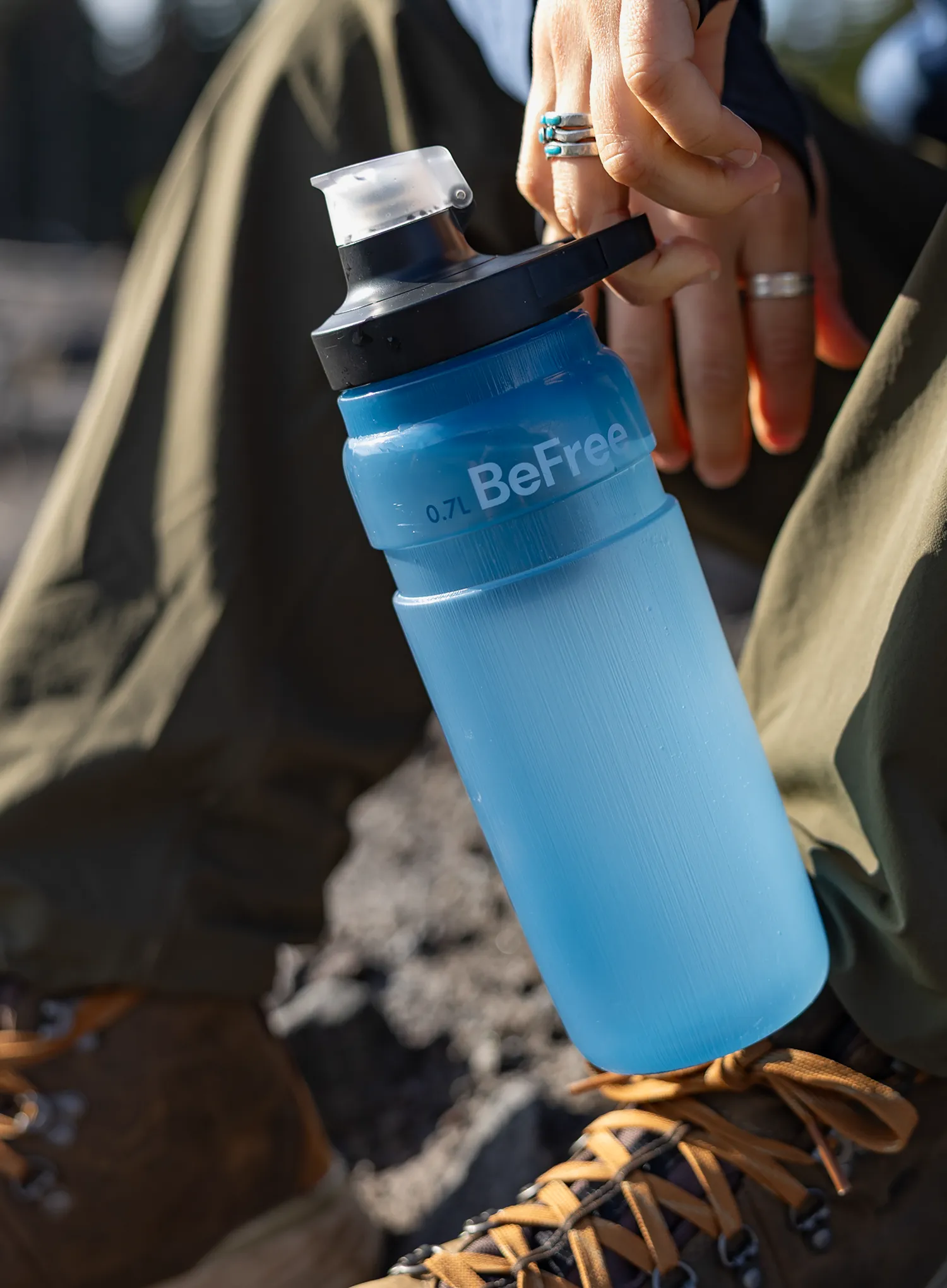 Пляшка з фільтром Katadyn BeFree AC Bottle 0.7L - blue