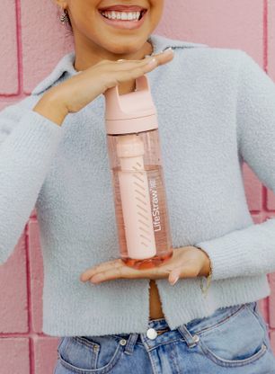 Пляшка з фільтром Lifestraw Go 2.0 Water Filter 22 oz (650 ml) - cherry blossom pink