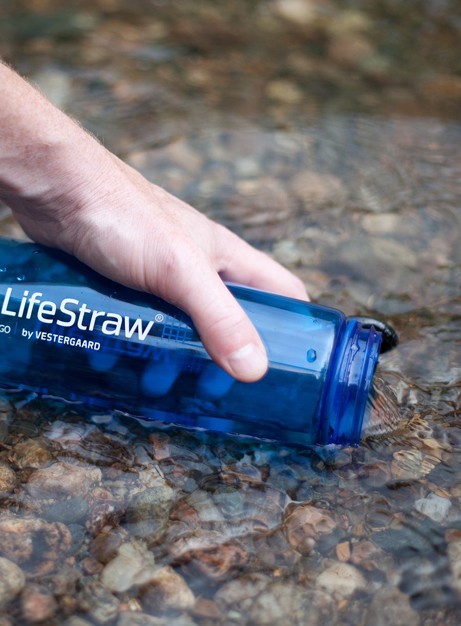 Пляшка туристична Lifestraw Go 2-stage 22 oz (650 ml) - blue