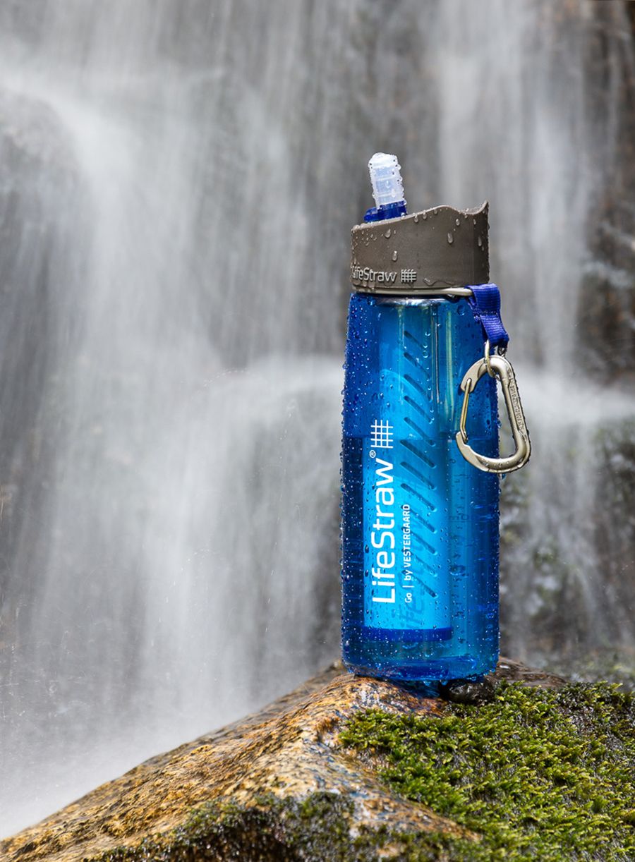 Пляшка туристична Lifestraw Go 2-stage 22 oz (650 ml) - blue
