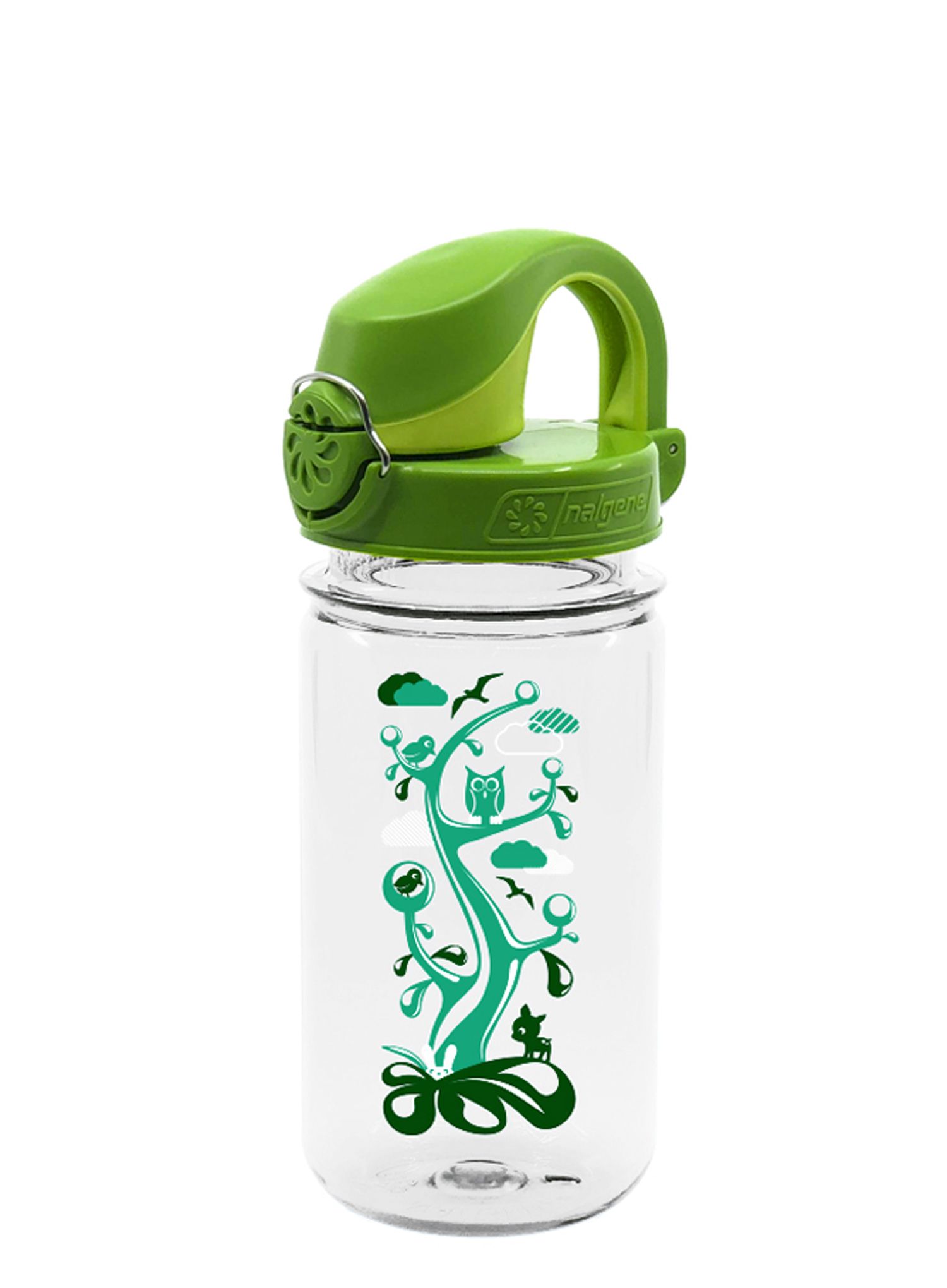 Пляшка для води для дітей Nalgene On The Fly Kids 12 oz (350 ml) - green owl