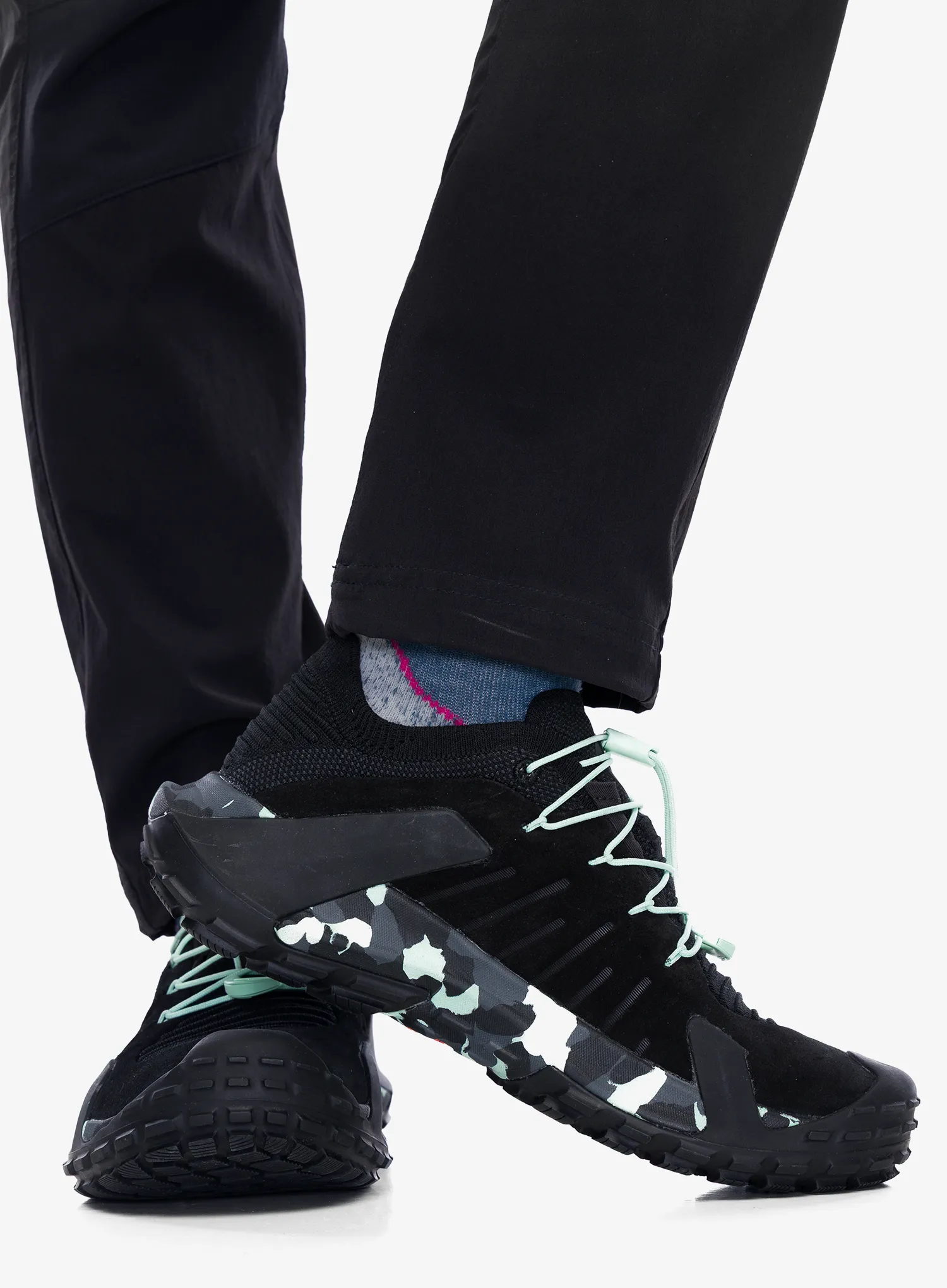 Черевики жіночі Mammut Hueco II Low GTX - black/neo mint