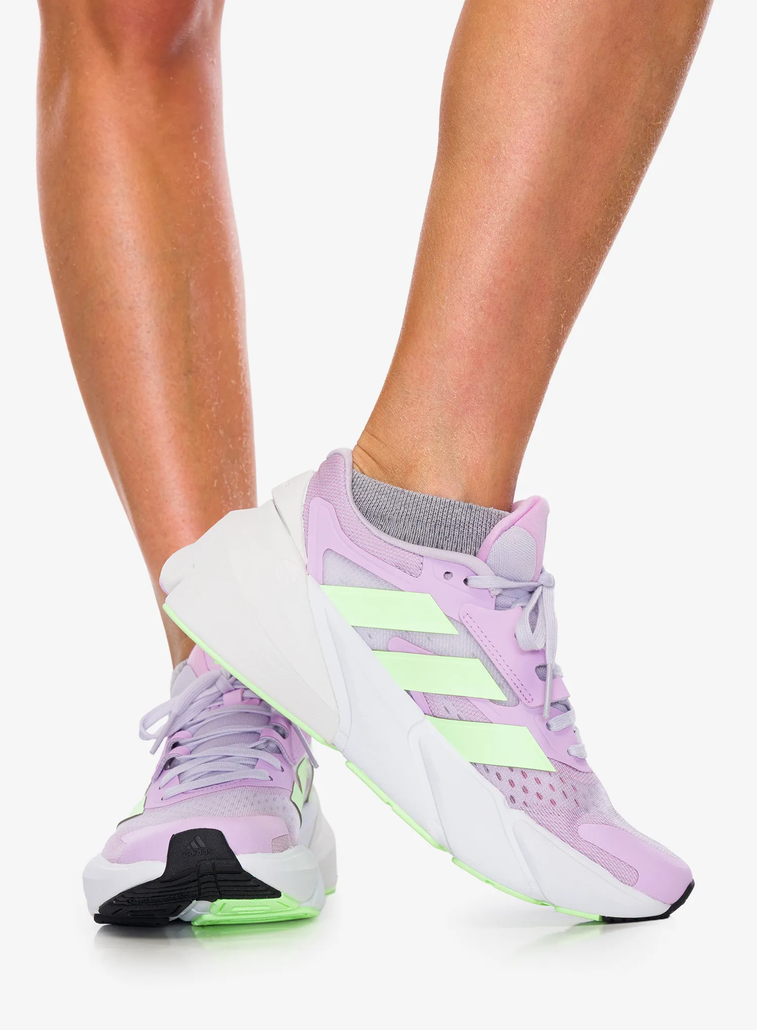 Кросівки для бігу жіночі adidas Adistar 2.0 - silver dawn/green spark