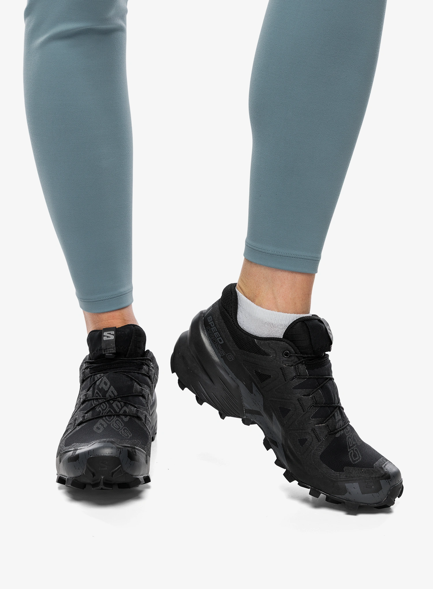 Кросівки для бігу жіночі Salomon Speedcross 6 GTX - black/phan