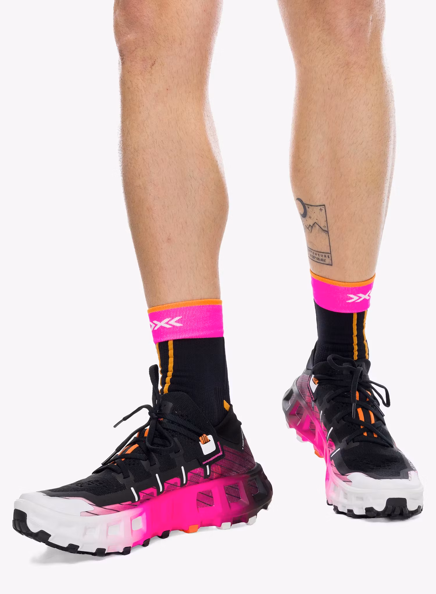 Черевики для трейлового бігу X-Bionic Terraskin X00 C - x black/x white/fluo pink