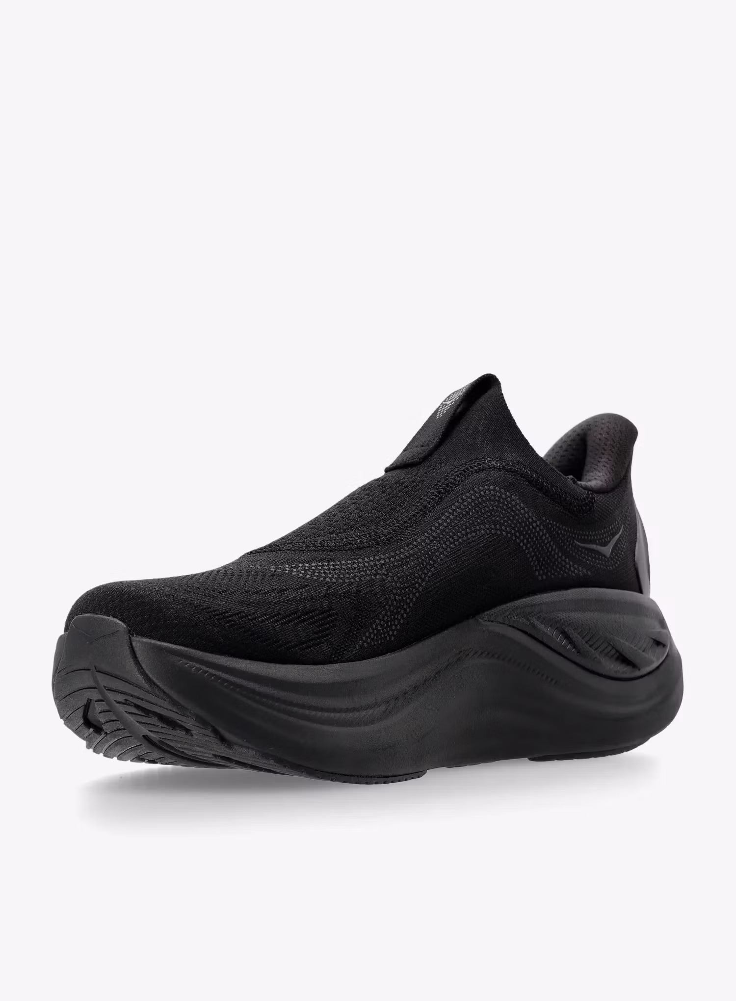 Черевики чоловічі Hoka Skyward Laceless - black/black | 8a.ua