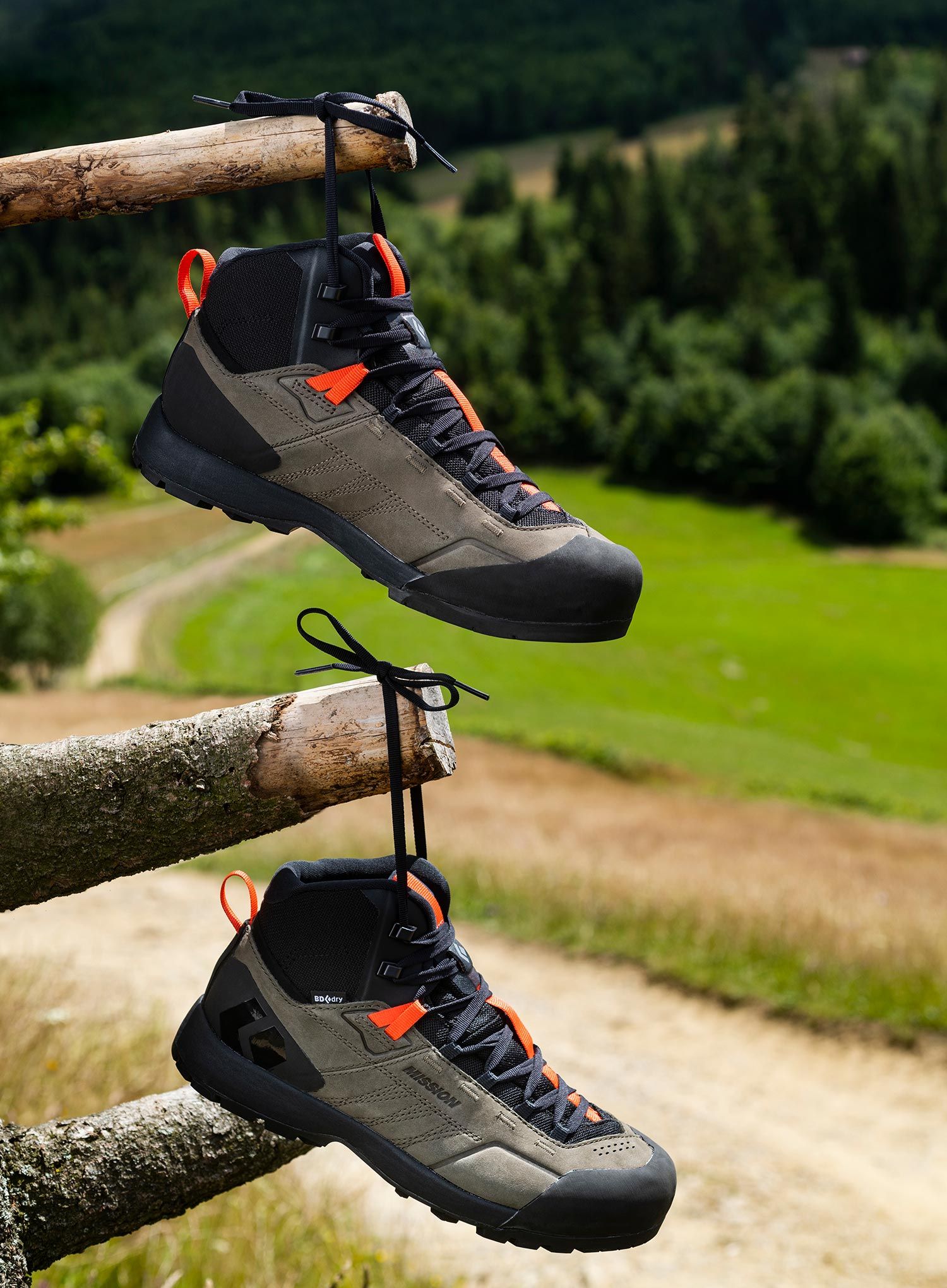Черевики для походів Black Diamond Mission LTR Mid WP - walnuts/octane