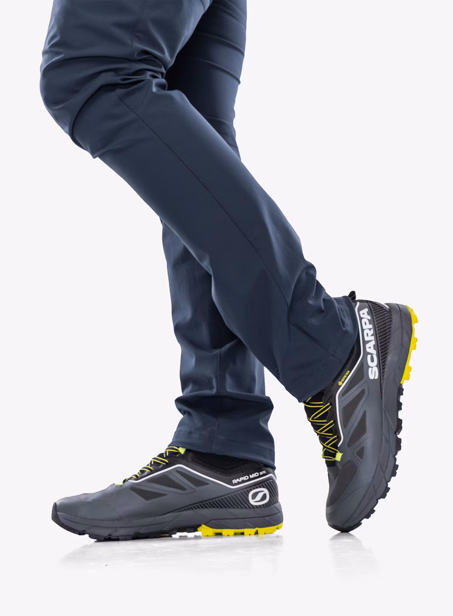 Черевики для походів Scarpa Rapid Mid GTX - anthracite/acid lime/acid lime