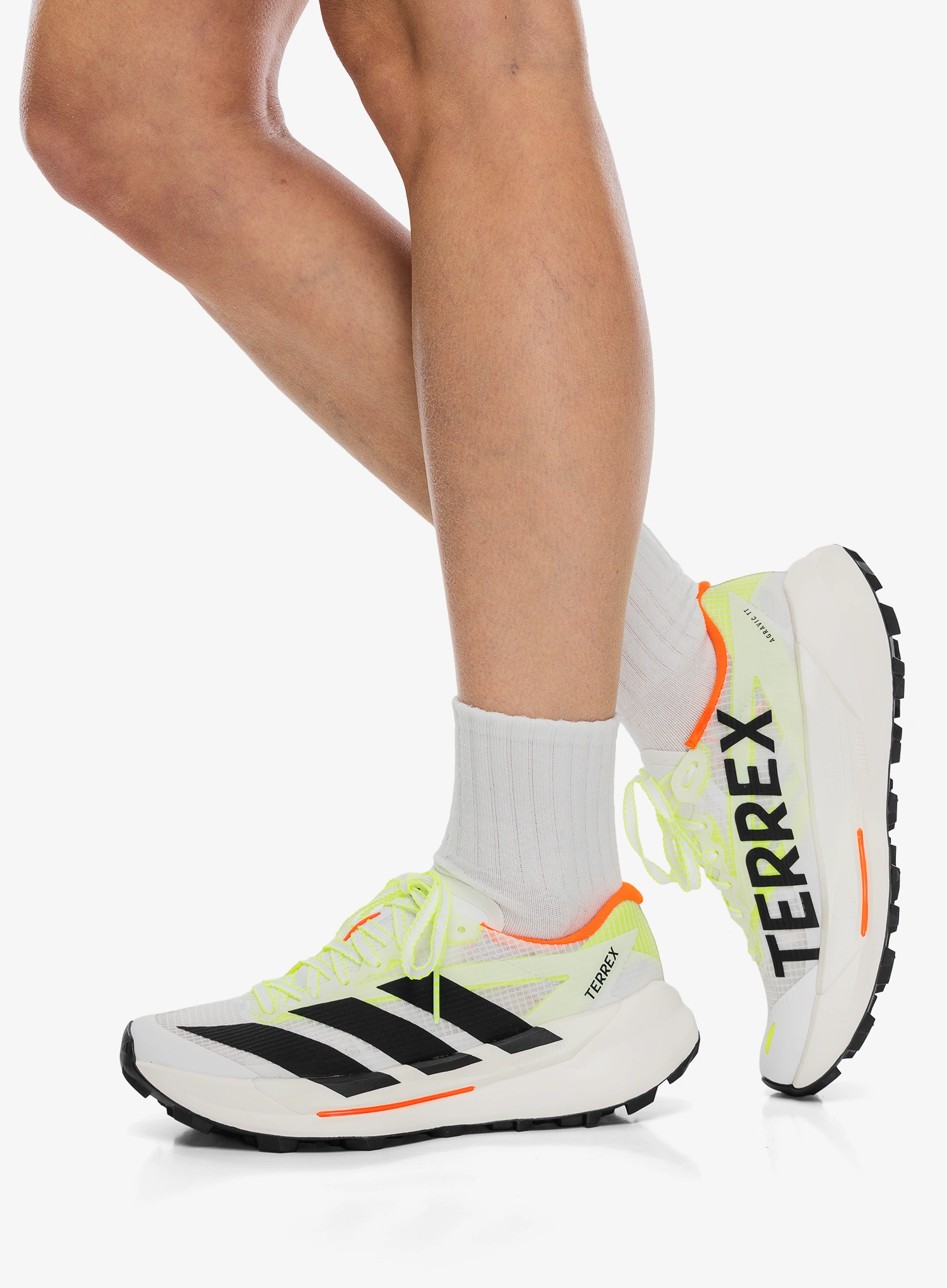 Черевики для трейлу жіночі adidas TERREX Agravic TT - ftwr white/core blk/imp orange