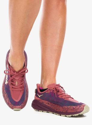 Черевики для трейлу жіночі Hoka Speedgoat 6 - rouge/black cherry