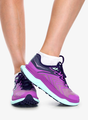 Черевики для трейлу жіночі Hoka Tecton X 2 - orchid flower/night sky