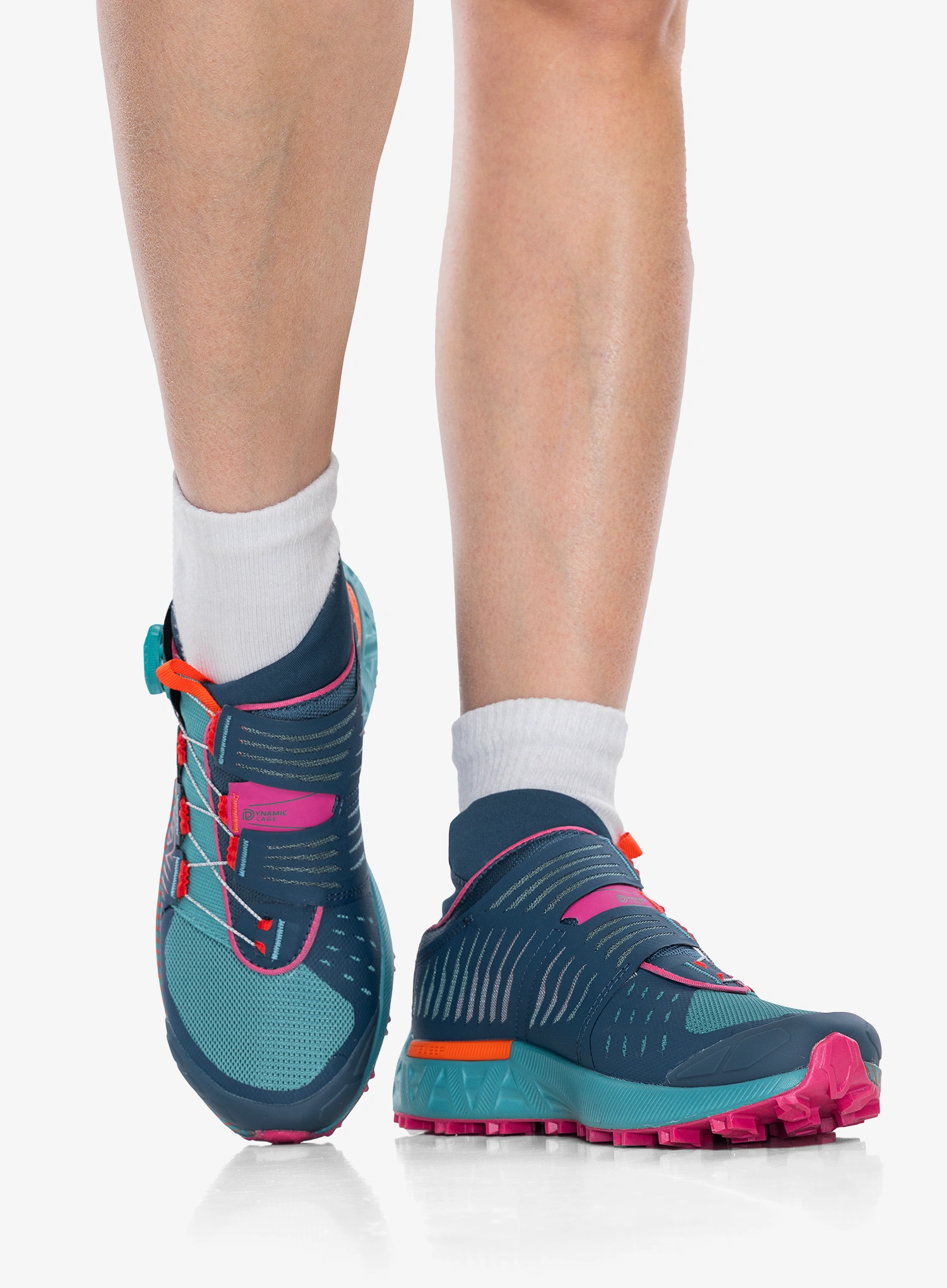 Черевики для трейлу жіночі La Sportiva Cyclon - storm blue/cherry tomato