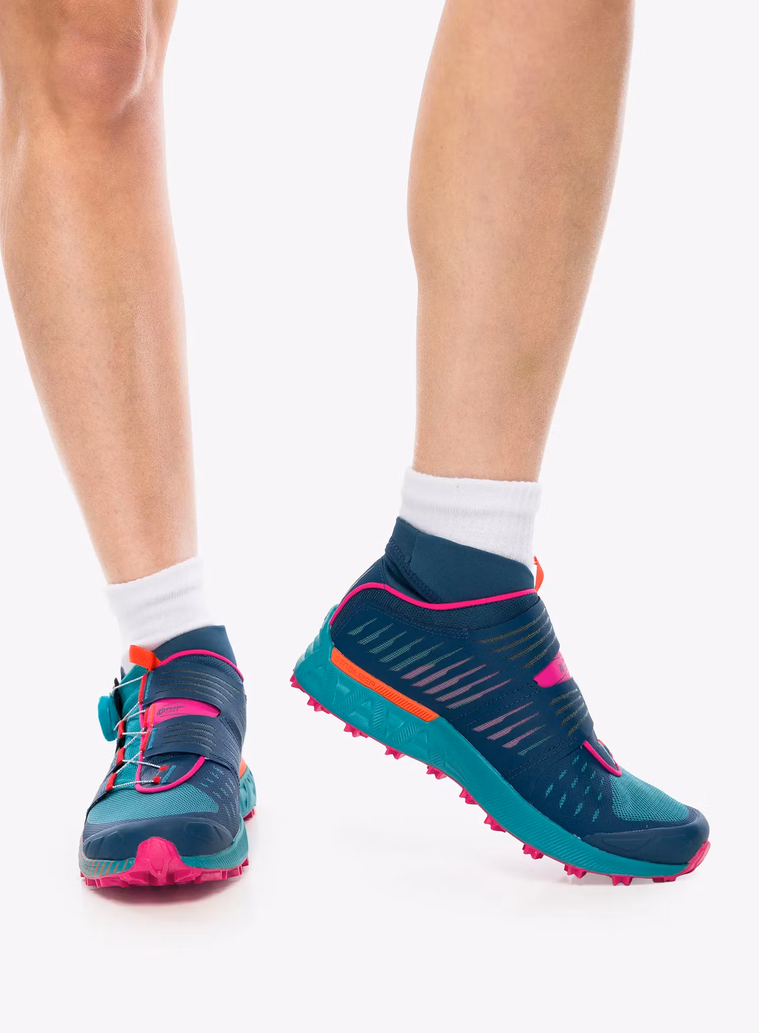 Черевики для трейлу жіночі La Sportiva Cyklon - storm blue/cherry tomato