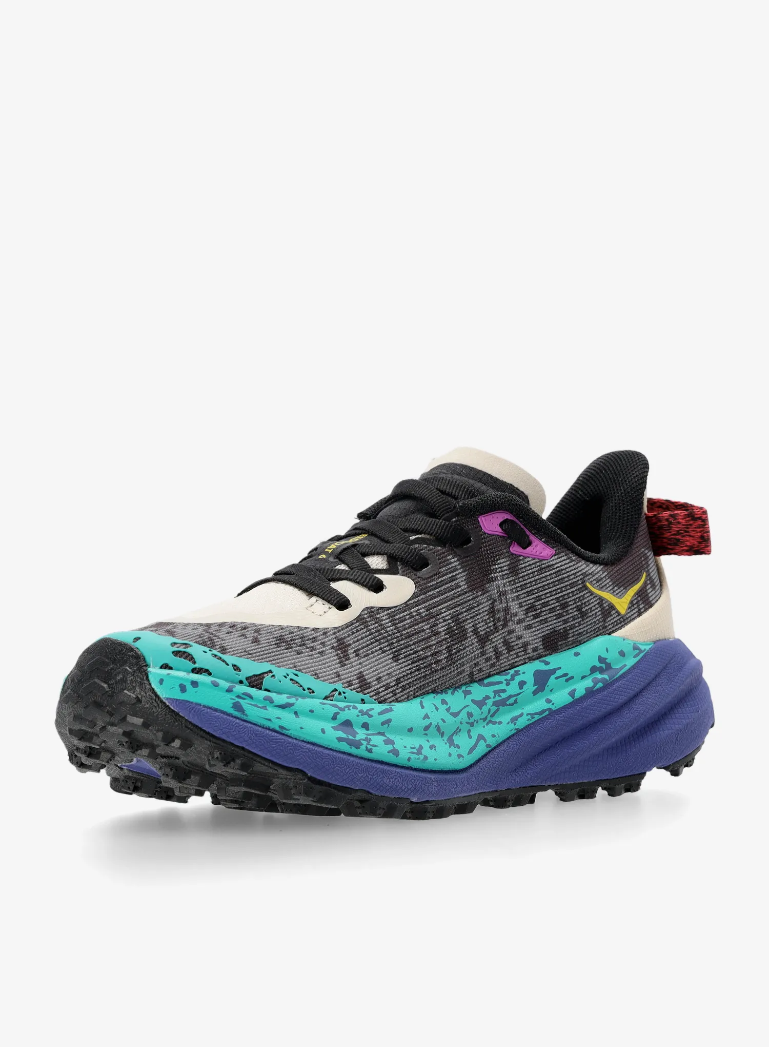 Черевики для трейлу Hoka Speedgoat 6 - oatmeal/mountain iris | 8a.ua